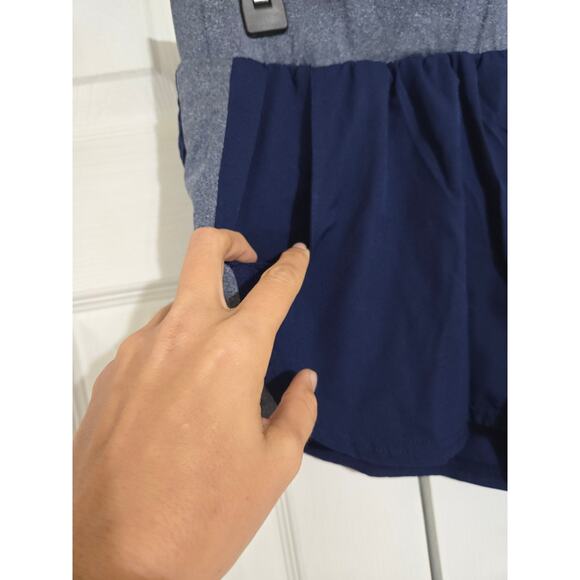 HEAD large women's navy blue athletic shorts with front pockets - Picture 2 of 8